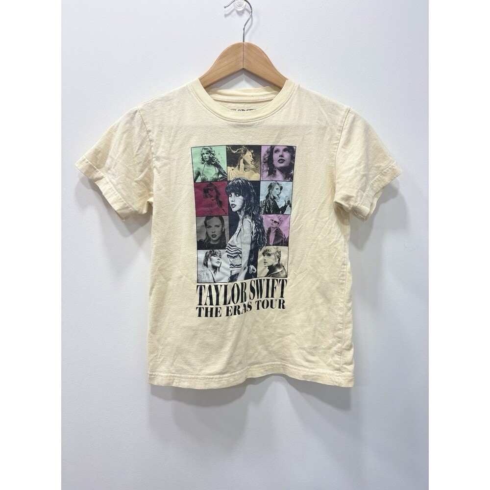Taylor Swift The Eras Tour T-Shirt Youth Medium Cream Concert Merch